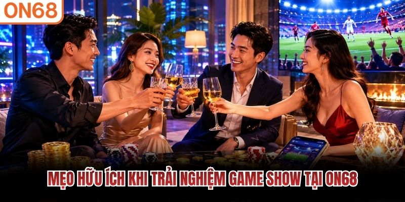 Mẹo hữu &iacute;ch khi trải nghiệm game show tại ON68
