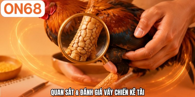 Quan sát & đánh giá vẩy chiến kê tài